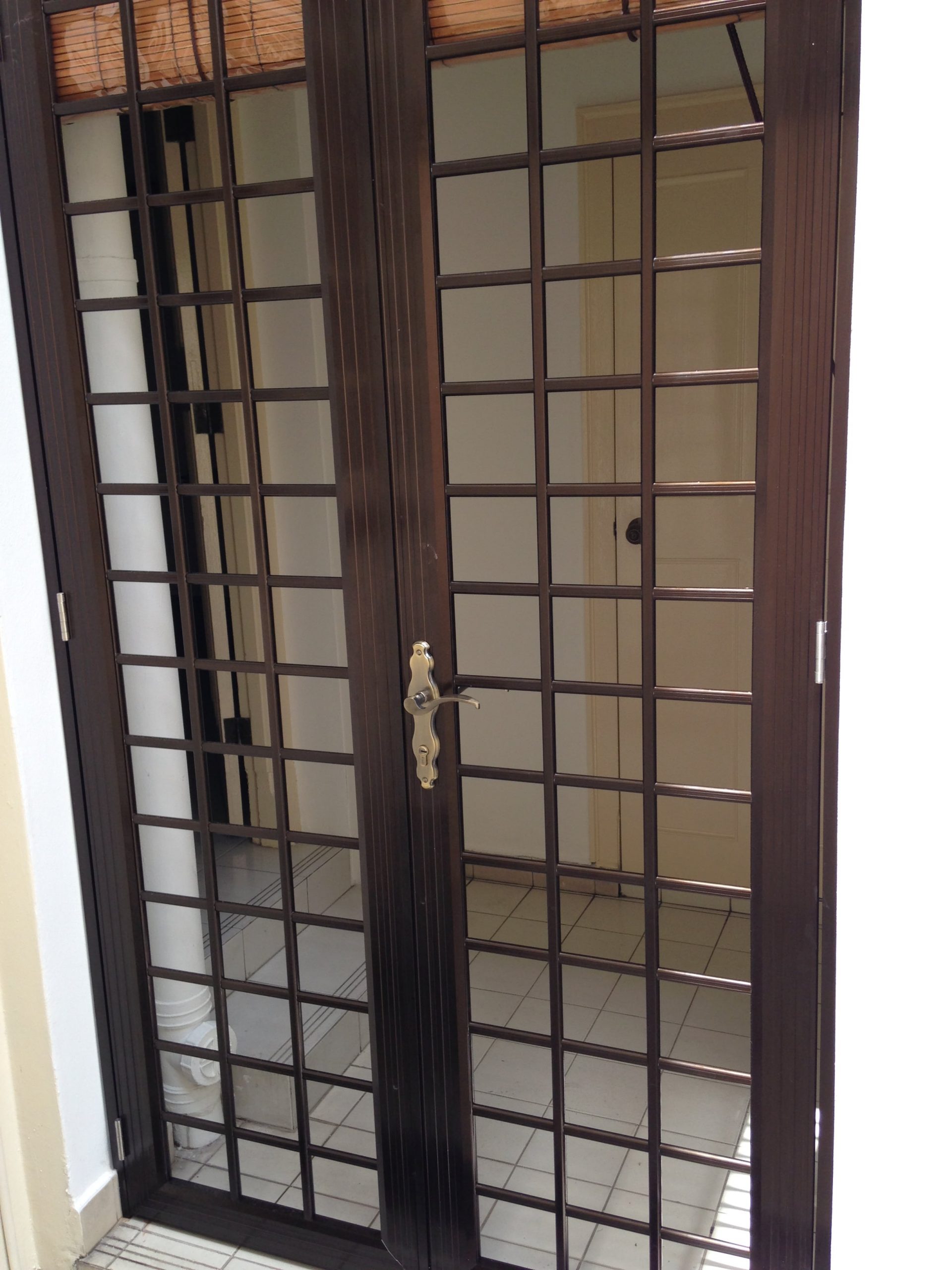 2 Panels Aluminium Swing Gate